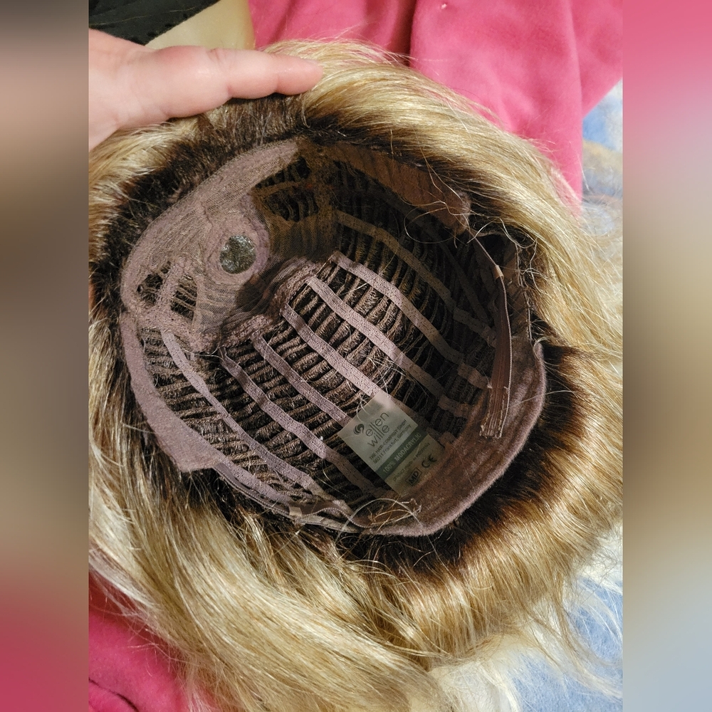 Ellen Wille Wig. Blonde Rooted. Layered With Bangs - Picture 9 of 10